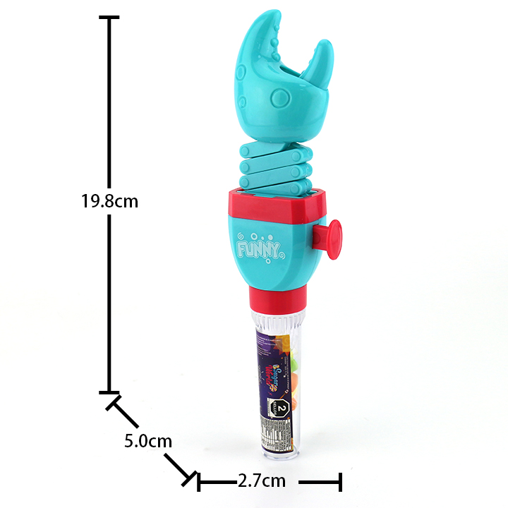 Cartoon crab claw Spring Telescopic Bite Toy Candy CH-TB259