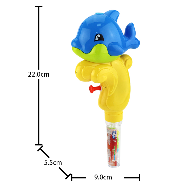Cartoon Dolphin Shaped Water Gun Press Spray Water Toy Candy CH-TB261