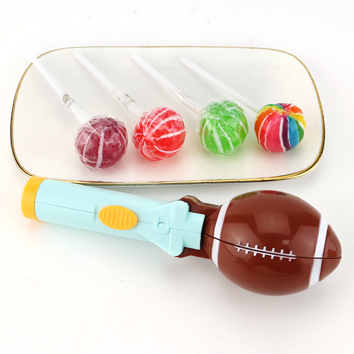 Funny Football Basketball Soccer Theme Surprise Toy Candy Lollipop CH-TB262