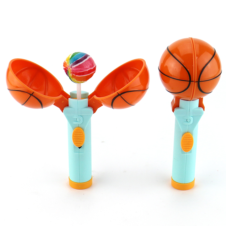 Funny Football Basketball Soccer Theme Surprise Toy Candy Lollipop CH-TB262