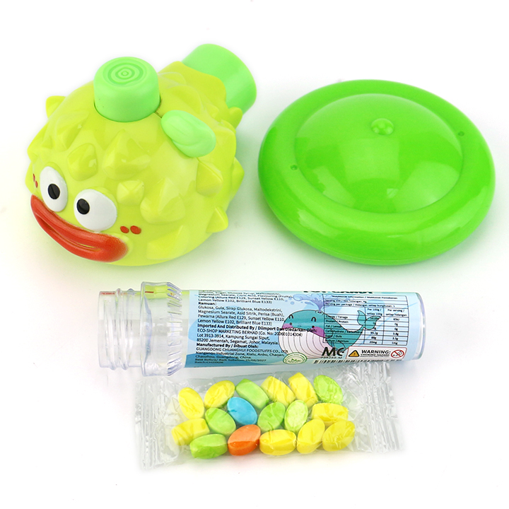 Candy toy expression Cartoon Fruits Gyroscope spinning top toy candy CH-TB266