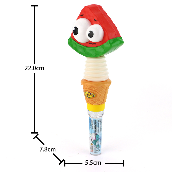 Cartoon fruits shaped shaking whistle sound toy candy CH-TB267