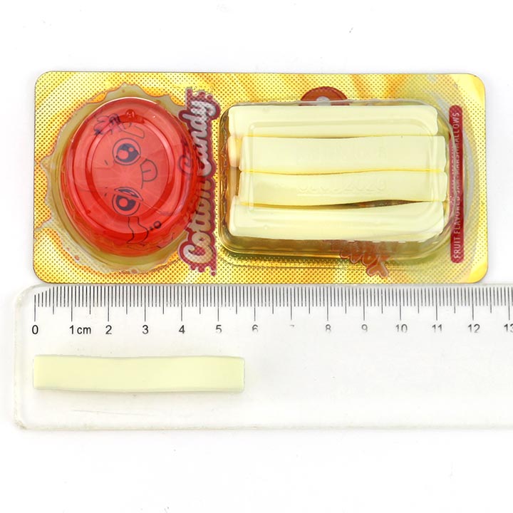 2-in-1 french fries shaped dip marshmallow strips with jam CH-M250