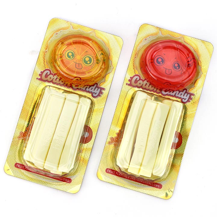 2-in-1 french fries shaped dip marshmallow strips with jam CH-M250