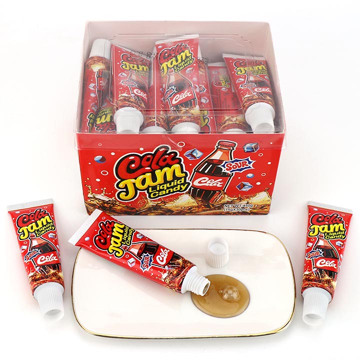 Squeeze toothpaste tube packaging super sour jam liquid candy CH-N787