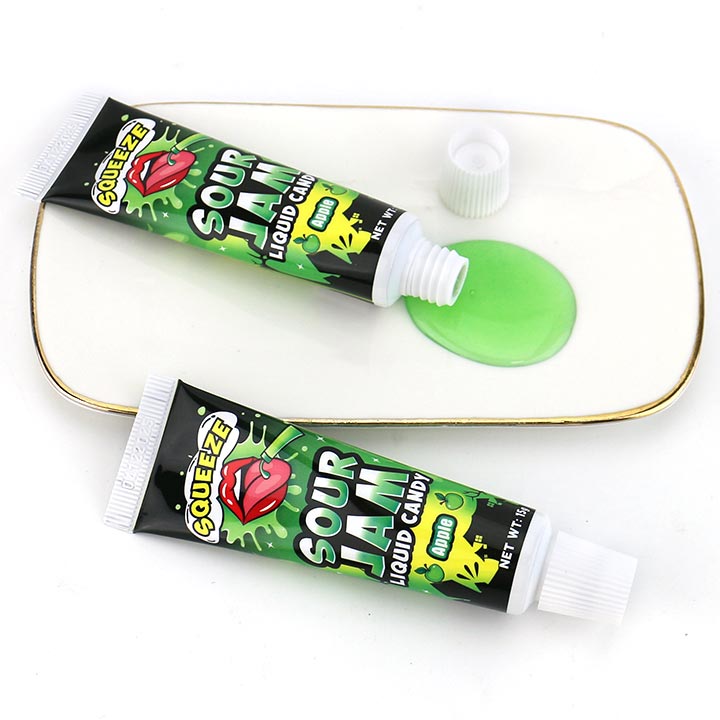 Squeeze toothpaste tube packaging super sour jam liquid candy CH-N787