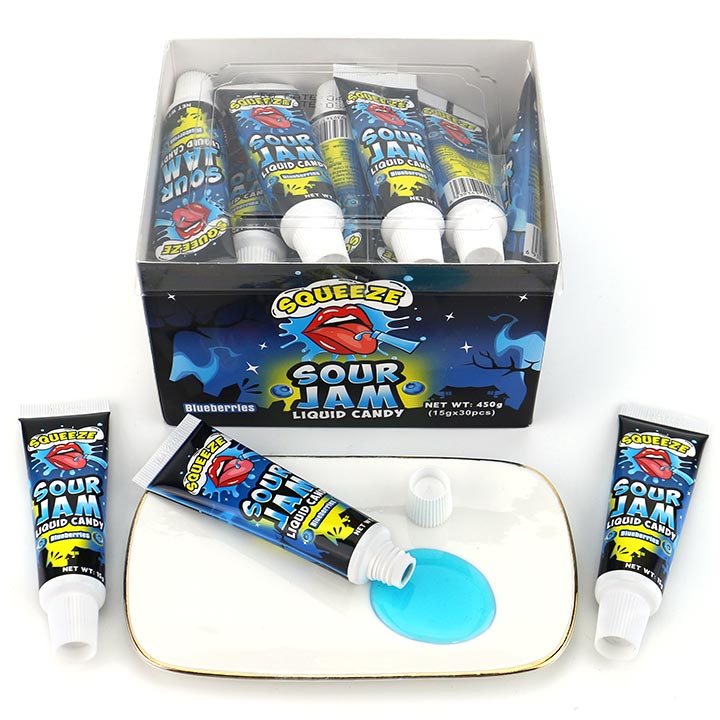 Squeeze toothpaste tube packaging super sour jam liquid candy CH-N787