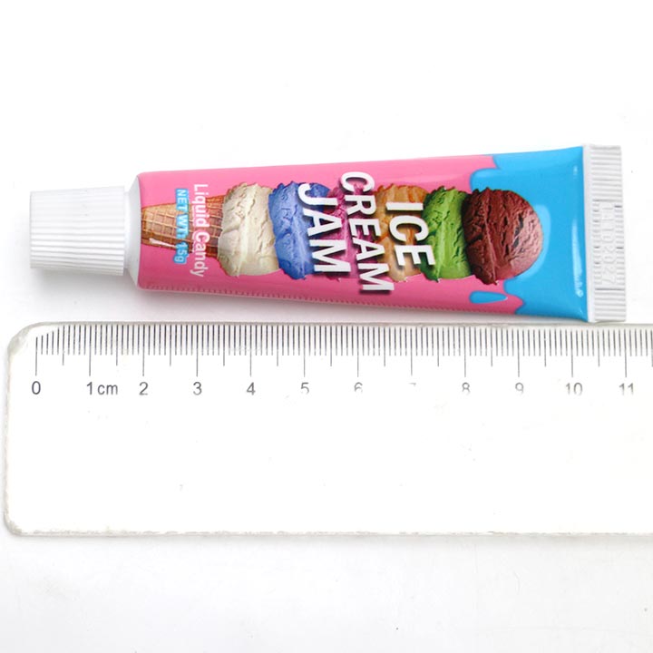 Squeeze toothpaste tube packaging sweet ice cream flavored jam liquid candy CH-N787-1