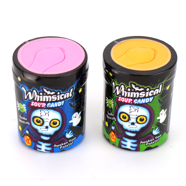 Halloween Whimsical bottle Candy Dispenser with mini Sour Chewy Gummy Candy Beans CH-N790