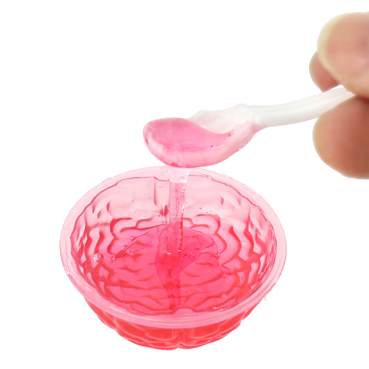 Halloween Devil's Head Toy Monster Brain gel Jam Liquid Candy CH-N791