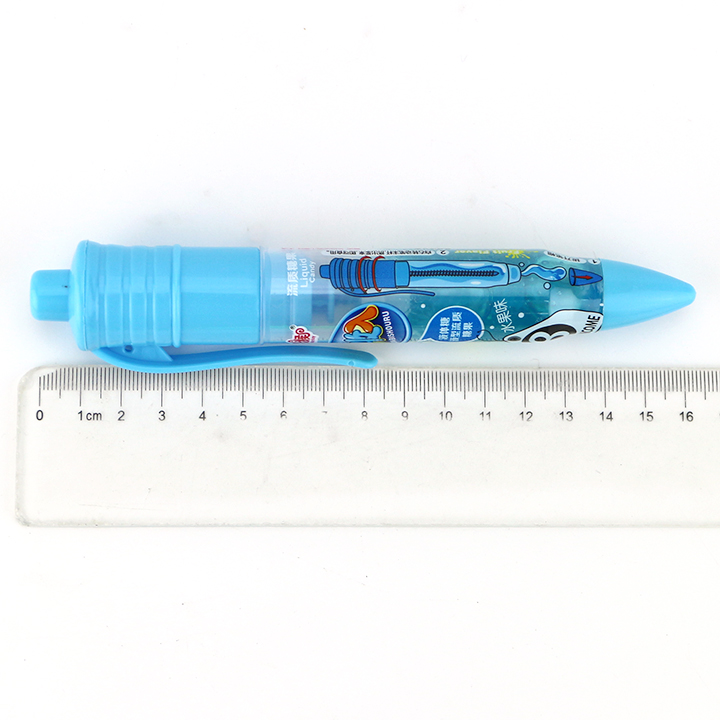 Large sized pen shaped squeezed fruit jam syrup candy toy CH-N792