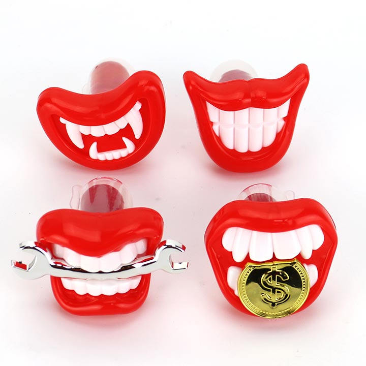 Prank candy Big Bucktooth shaped nipple lollipop candy CH-T1444
