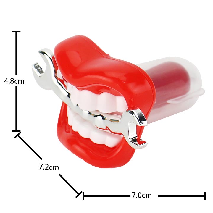 Prank candy Big Bucktooth shaped nipple lollipop candy CH-T1444
