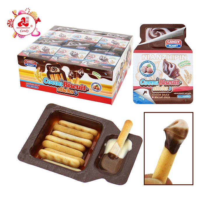 Chocolate Sauce Dip cookies Cocoa finger bistuit sticks CH-BC178