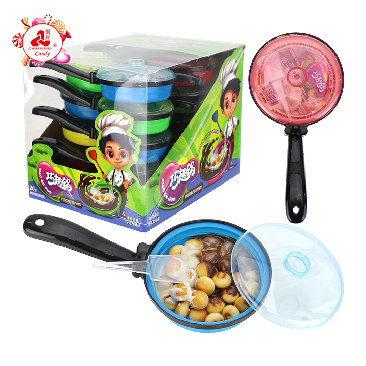 DIY Pan Pot chocolate sauce with Biscuits chocolate jam candy CH-BC179