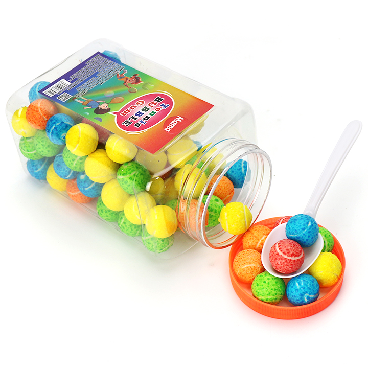 Halal Baseball Shape Fruity Chewing Bubble Gum ball CH-E367