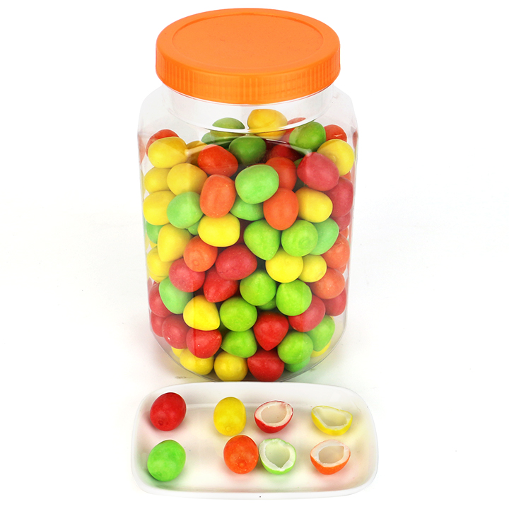 Colorful Round Ball Shape Fruity Chewing Bubble Gum CH-E371