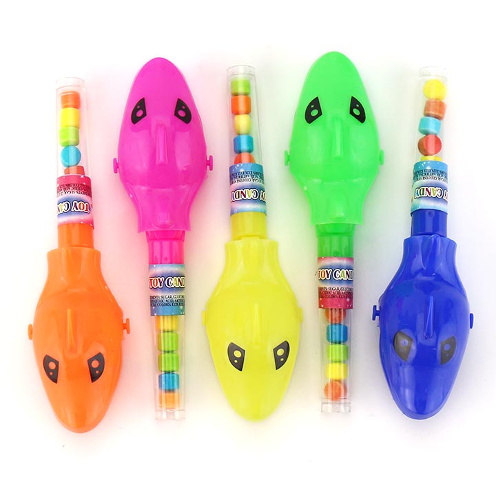 Cartoon Sliding Shark Car Shape Handcart Toy Candy CH-T1449