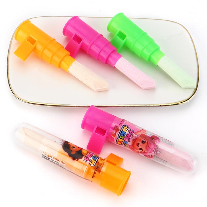 Whistle Lipstick Shaped Pressed Candy Toy with Tablet Lollipop CH-T1451