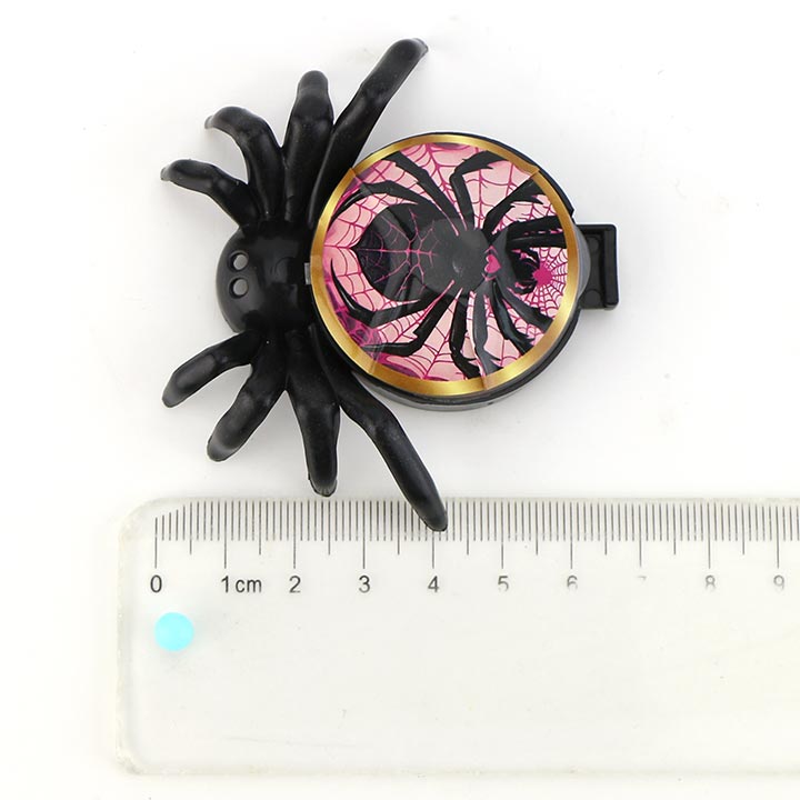Halloween Candy Black spider shaped toy candy with mini colorful candy CH-T1452