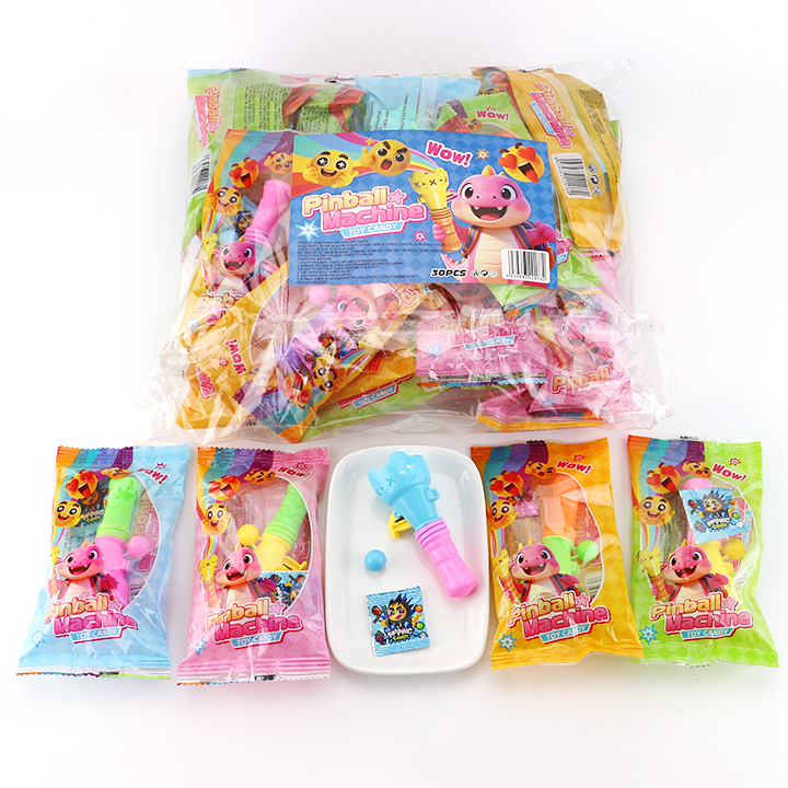 Jumping Basket Catch Bouncing ball pinball machine Toy Candy with popping candy CH-T1455