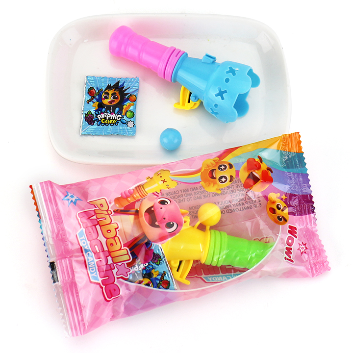 Jumping Basket Catch Bouncing ball pinball machine Toy Candy with popping candy CH-T1455