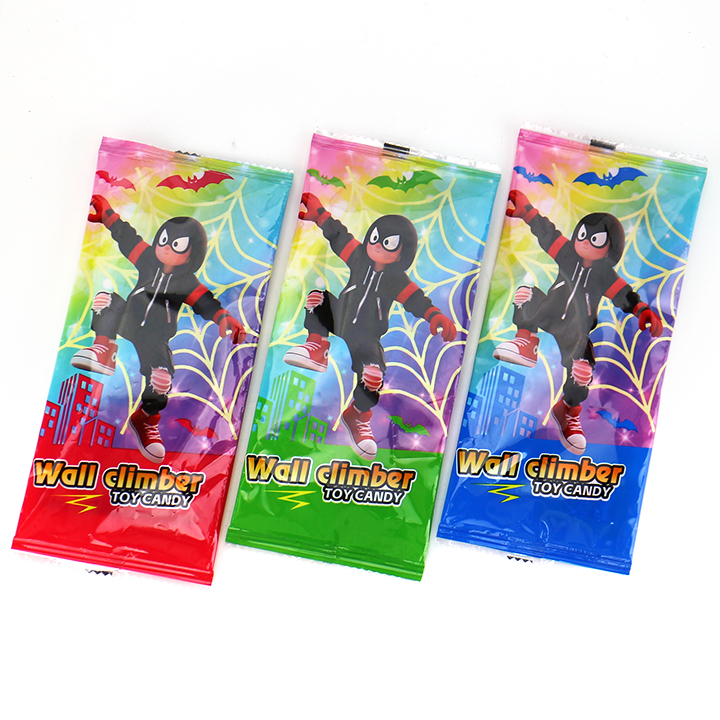 Wall Crawler Sticky Climbing Man Toy Candy with Popping Candy CH-T1456