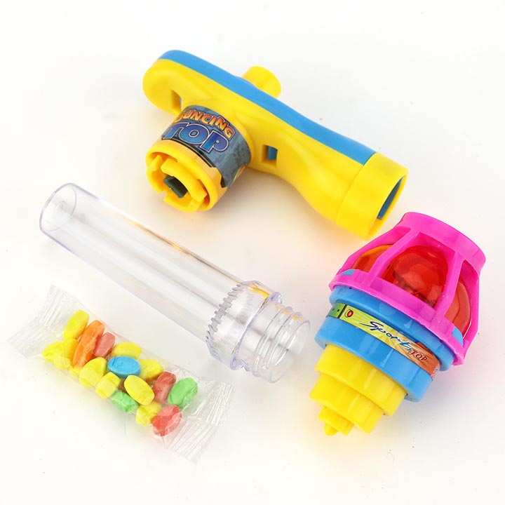 Flash Lighting Spinning Top Toys Catapult Rotating Gyro Toy Candy CH-TB268