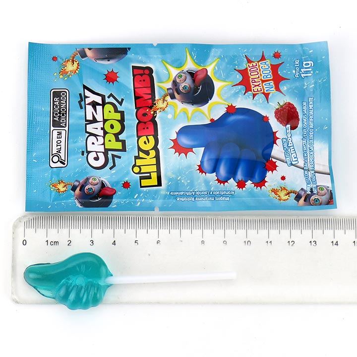 2-in-1 Finger Thumb Lollipop With Fruit Flavor Popping Candy CH-B396