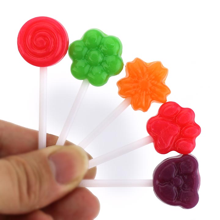 2-in-1 Mix Mini Lollipops with Squeeze Jam Liquid candy CH-BP164