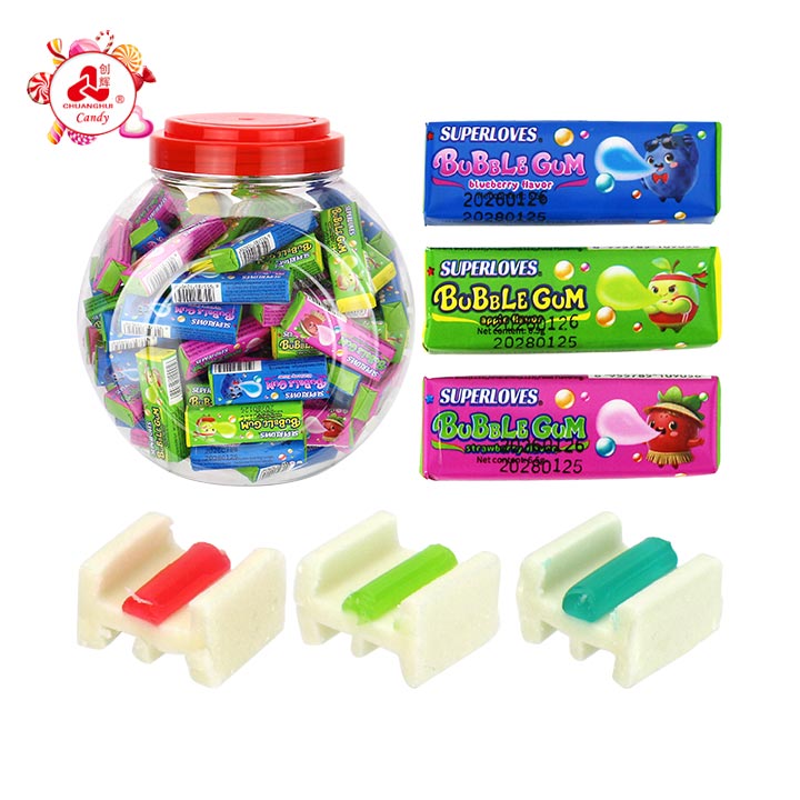 3-in-1 HALAL Superloves Jelly Bubble Gum CH-E372