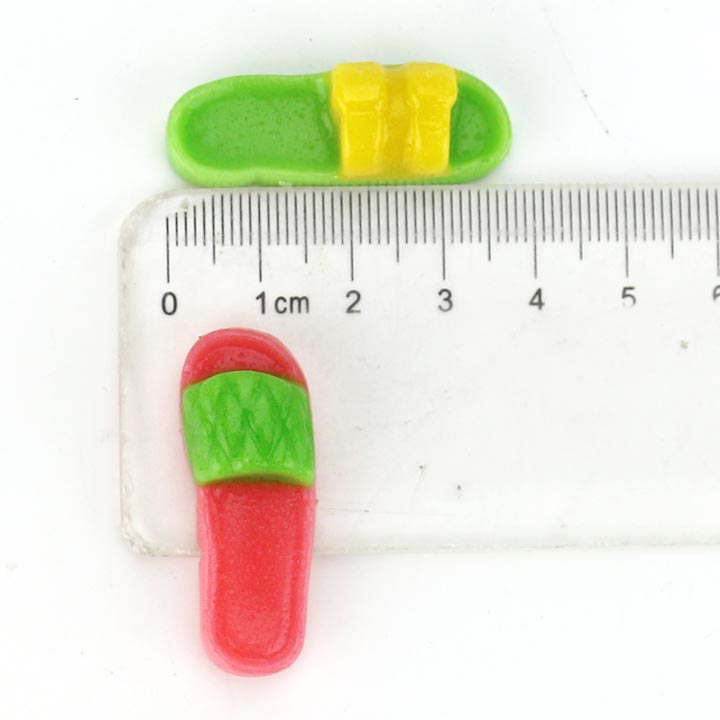 3Pcs Cute Slipper Fruits Flavored Chewy Gummy Candy CH-J775