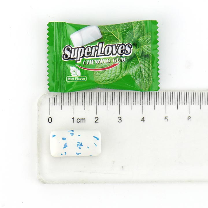 2pcs SuperLoves Fresh Breath Mint Flavor Chewing Gum CH-E374
