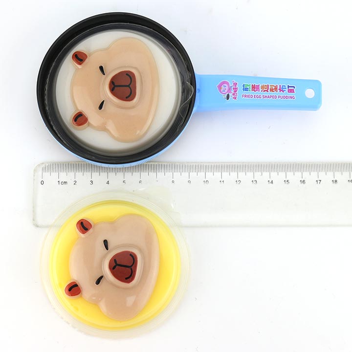 Large size DIY Capybara jelly pudding with pan toy & strawberry jam & popping candy CH-K323-1