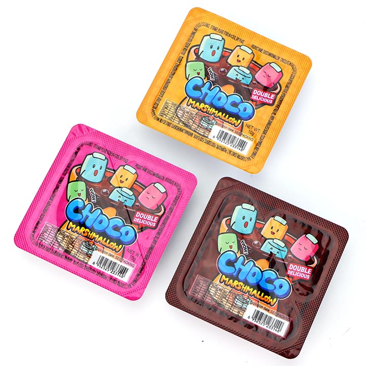 Halal Choco Jam Marshmallow cup Candy with Chocolate Dip CH-M253