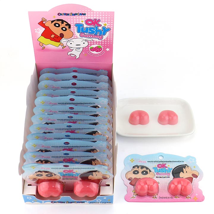 Funny Butt-Shaped Fruit-Flavored Gummy Candies for Kids CH-J766