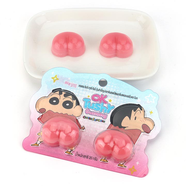 Funny Butt-Shaped Fruit-Flavored Gummy Candies for Kids CH-J766