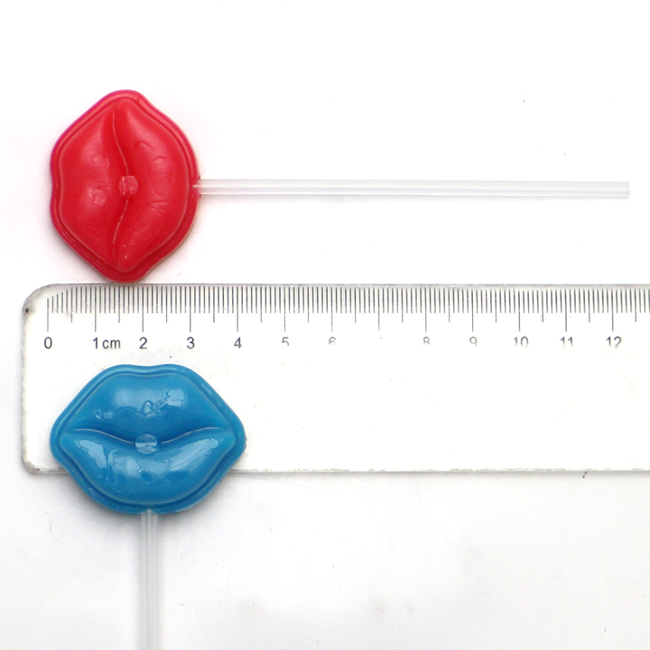 Colorful Lips Shaped Hard Lollipop Candy CH-BP161