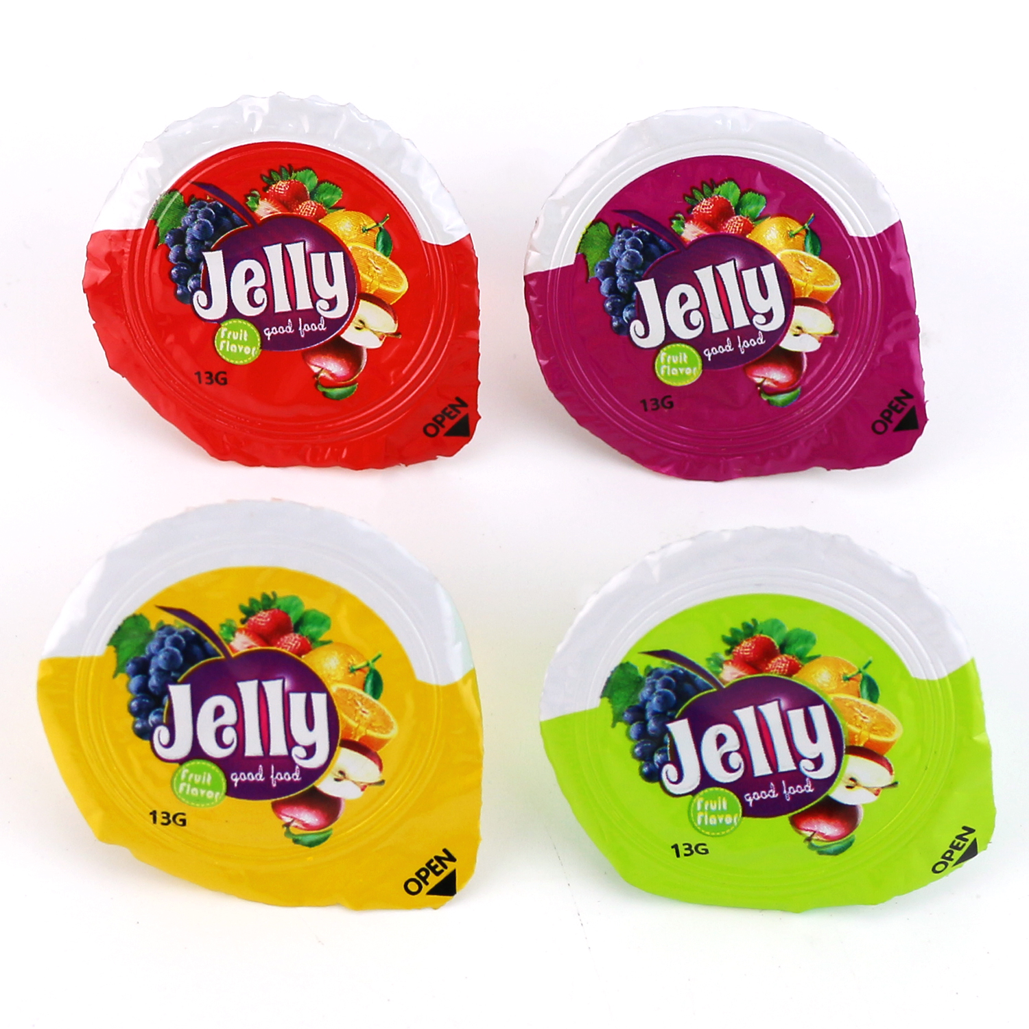 Cartoon Capybala shaped jar packaging Assorted fruit jelly cup CH-K164-18