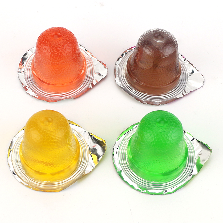 Cartoon Capybala shaped jar packaging Assorted fruit jelly cup CH-K164-18