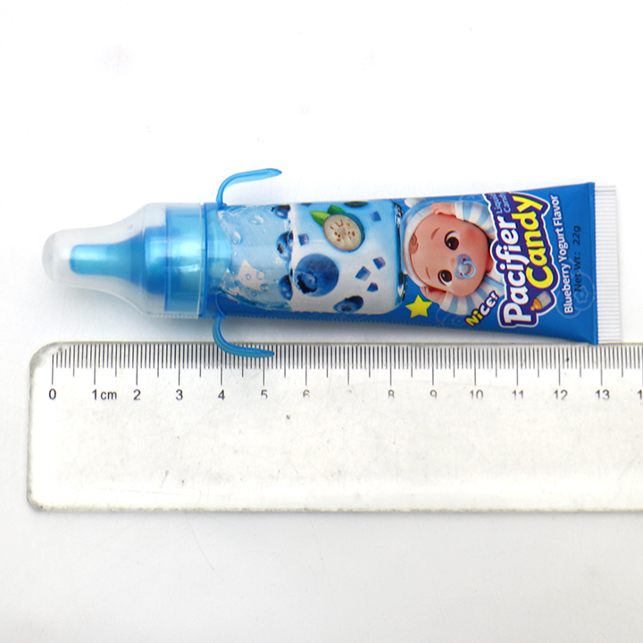 22g Strawberry & Blueberry Yogurt Flavor Baby Bottle Pacifier Candy Squeeze Liquid jam CH-N793