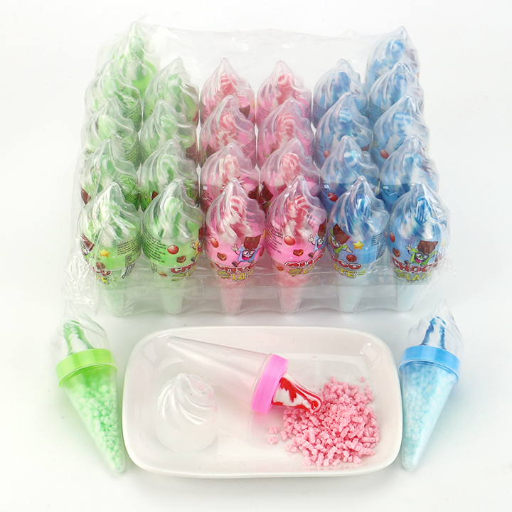 2-in-1 Ice Cream Shape Nipple Lollipop with Sour Powder CandyCH-N794