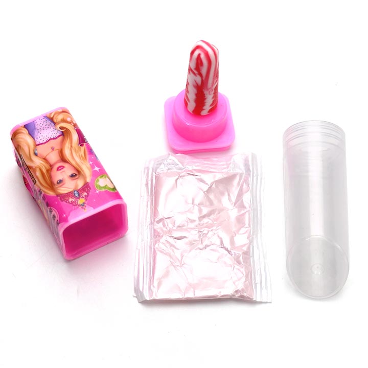 2-in-1 Slanted Lipstick Lollipop with Sour Powder Candy CH-N798