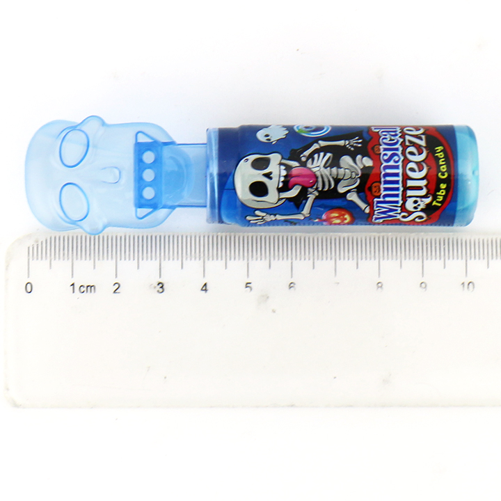 Halloween Skull Head Shape Squeeze Liquid Jam Candy CH-N799