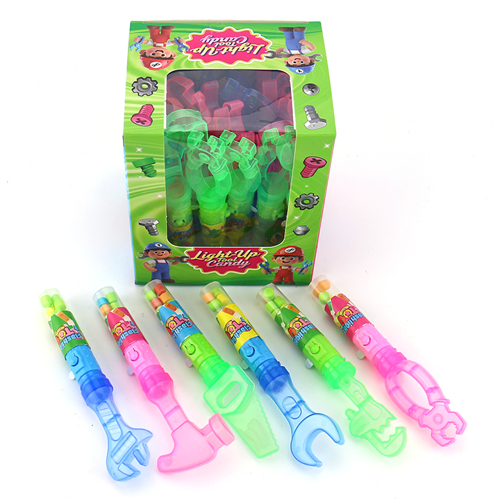 LED Light up Hammer Wrench Tool Toy Candy CH-T1460