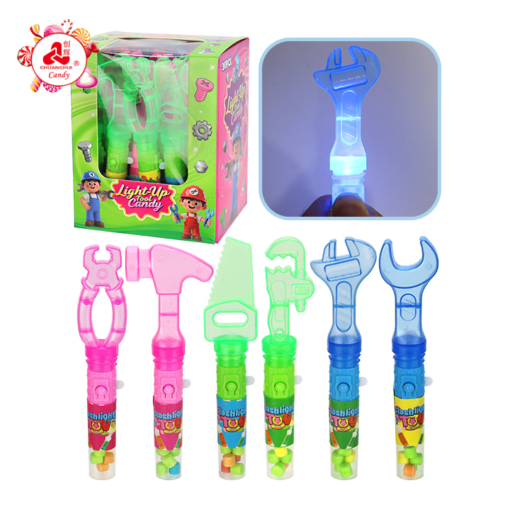 LED Light up Hammer Wrench Tool Toy Candy CH-T1460 LED Light up Hammer Wrench Tool Toy Candy CH-T1460