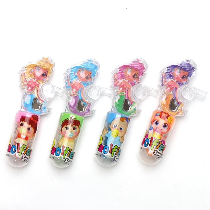 Cartoon Mermaid whistle pacifier lollipop toy candy CH-T1464