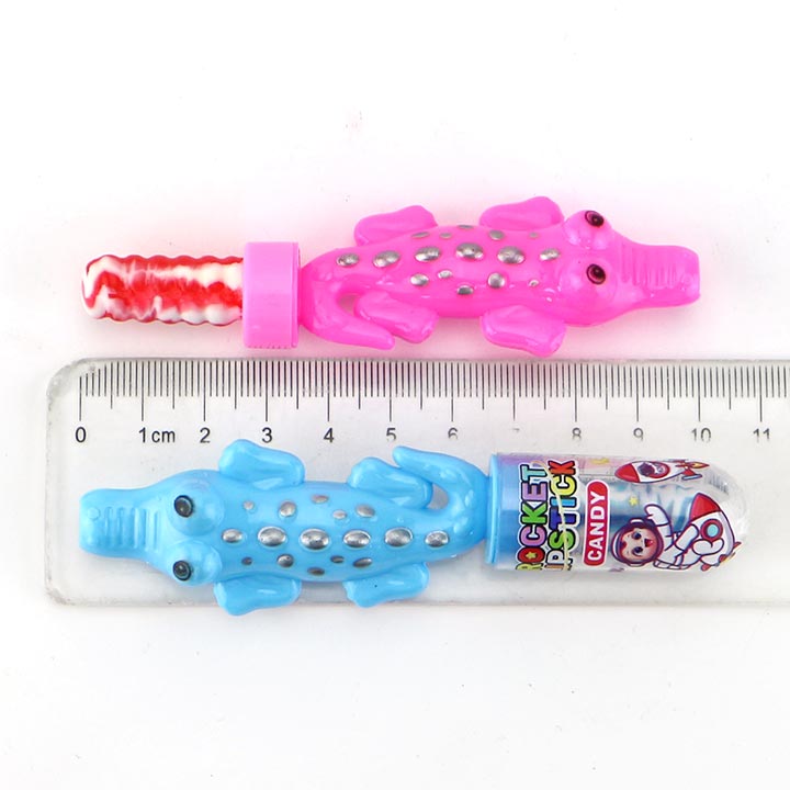 Cartoon Crocodile whistle pacifier lollipop toy candy T1467
