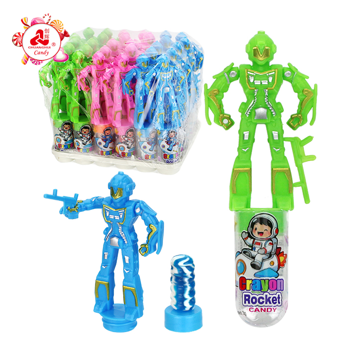 Robot pacifier lollipop toy candy CH-T1468