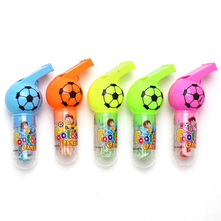 Football whistle pacifier lollipop toy candy CH-T1469